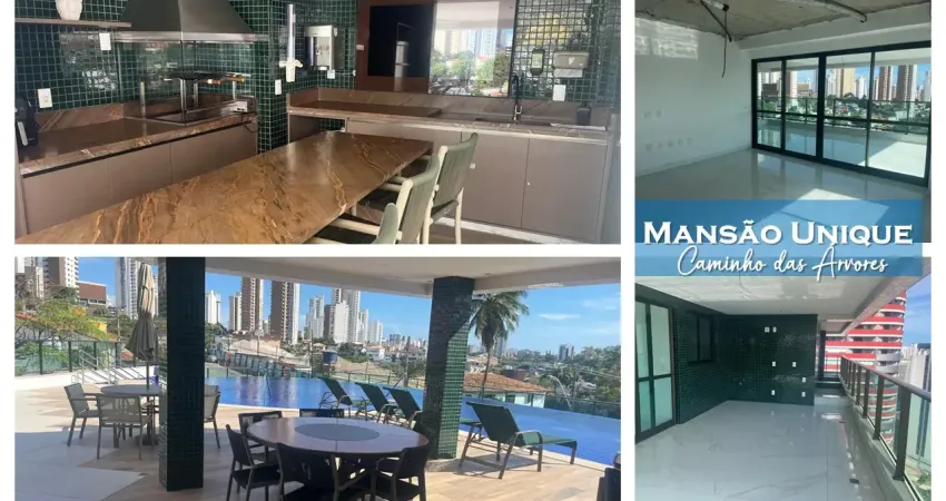 Mansão unique – apartamento de alto padrão com 04 suítes e 213m², disponível para venda por r$2.700.000 no caminho das árvores