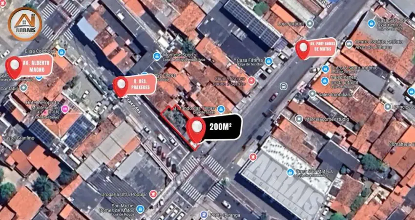 Terreno, 200 m² - venda por R$ 430.000,00 ou aluguel por R$ 4.000,00/mês - Montese - Fortaleza/CE