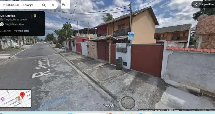 Casa com 1 quartos, 1 vaga, Laranjal - SÃO GONÇALO/RJ