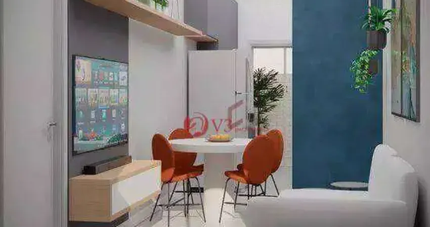 Apartamento com 2 dormitórios à venda, 43 m² por R$ 280.000,00 - Patriarca - São Paulo/SP
