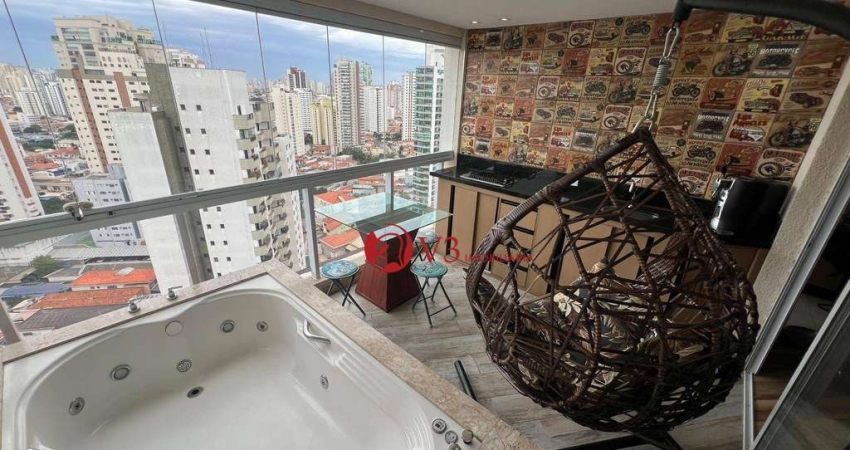 Apartamento com 1 dormitório à venda, 52 m² por R$ 650.000,00 - Jardim Anália Franco - São Paulo/SP