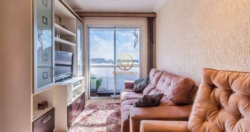 Apartamento com 72m², 3 dormitórios, 1 usado como closet no condomínio Ilhas do
