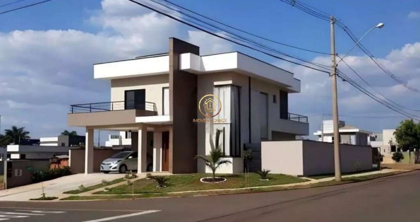 Casa em condomínio à venda de 203m², 4 suítes no Residencial Terras do Cancionei