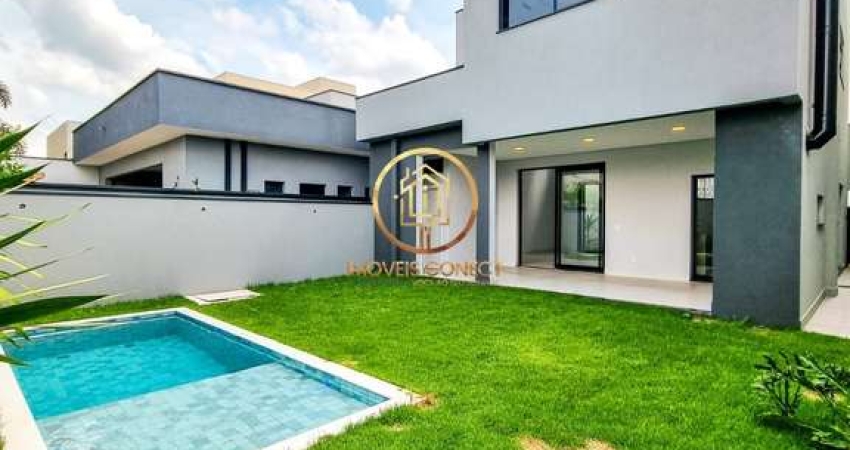 Sobrado a venda - 242m² - 4 suítes e piscina na entrada de Paulínia