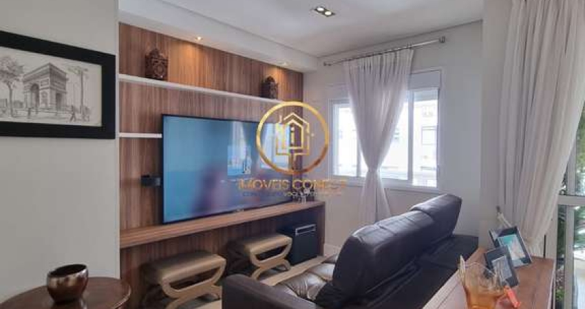 Apartamento a venda, 83m² com sala ampliada e 2 dormitórios, Cambuí - Campinas