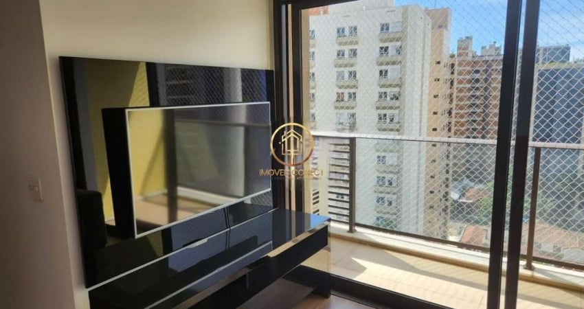 Apartamento à venda de 57m², com 1 dormitório no Cambuí Campinas/SP.|Cód.:5678