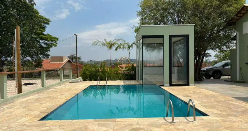 Chácara à venda em Jaguariúna, Chácara Pesqueiro Roseira, com 4 quartos, com 1000 m²