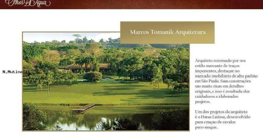 Terreno em condomínio para venda em ribeirão preto, jardim olhos d`água ii