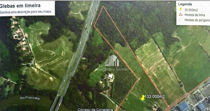 Área à venda, 133000 m² por R$ 7.000.000,00 - Limeira - Limeira/SP