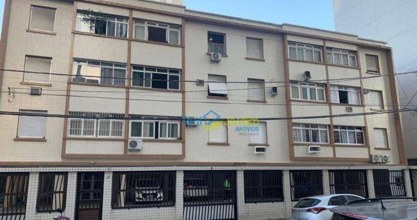 Apartamento com 1 dormitório à venda, 66 m² por R$ 350.000,00 - Aparecida - Santos/SP