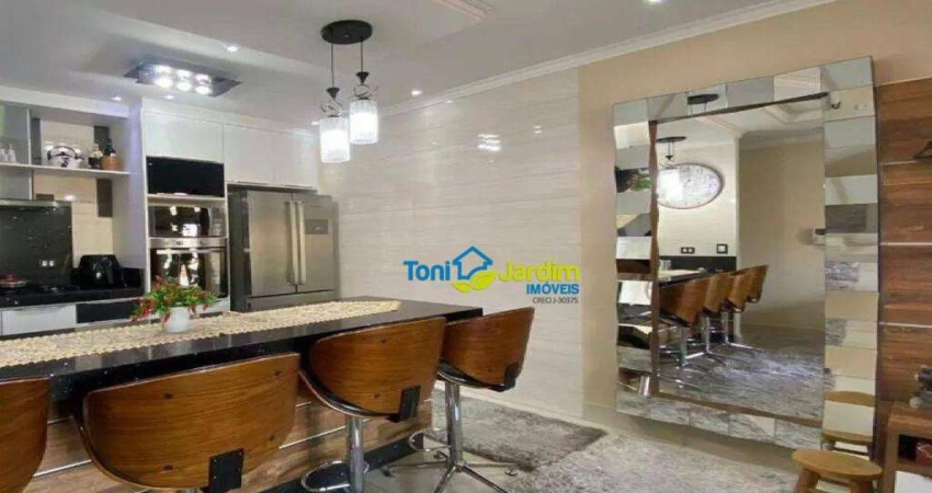 Sobrado com 2 dormitórios à venda, 182 m² por R$ 800.000,00 - Jardim Santo Alberto - Santo André/SP