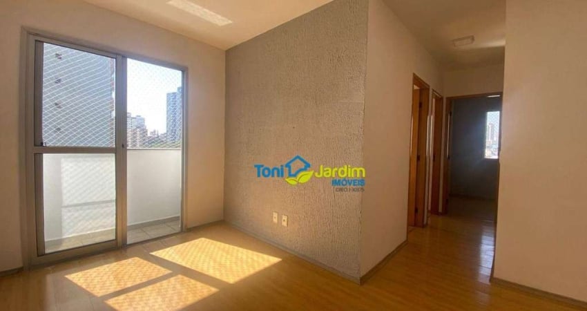 Apartamento com 3 dormitórios para alugar, 57 m² por R$ 2.386,00/mês - Vila Valparaíso - Santo André/SP