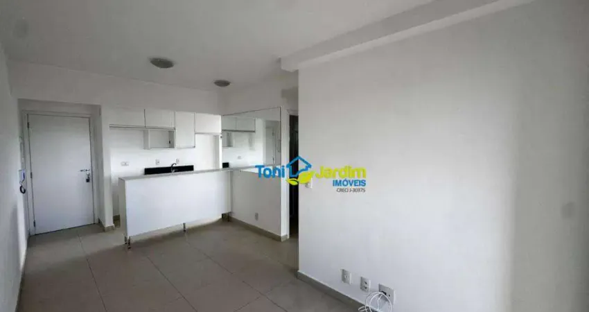 Apartamento com 2 dormitórios para alugar, 53 m² por r$ 2.400,15/mês - vila tibiriçá - santo andré/sp