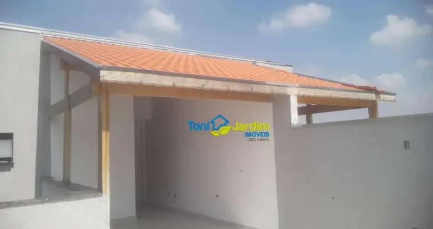 Cobertura com 2 dormitórios à venda, 100 m² por r$ 454.000,00 - jardim santo alberto - santo andré/sp