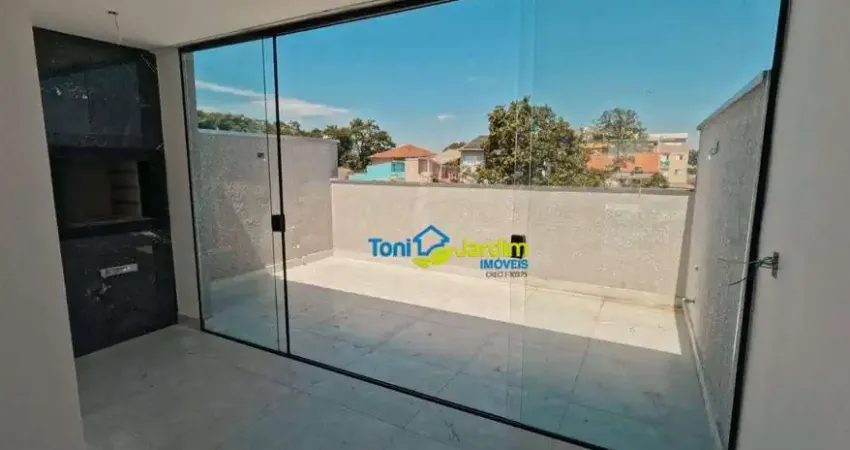 Cobertura com 2 dormitórios à venda, 84 m² por r$ 510.000,00 - parque erasmo assunção - santo andré/sp