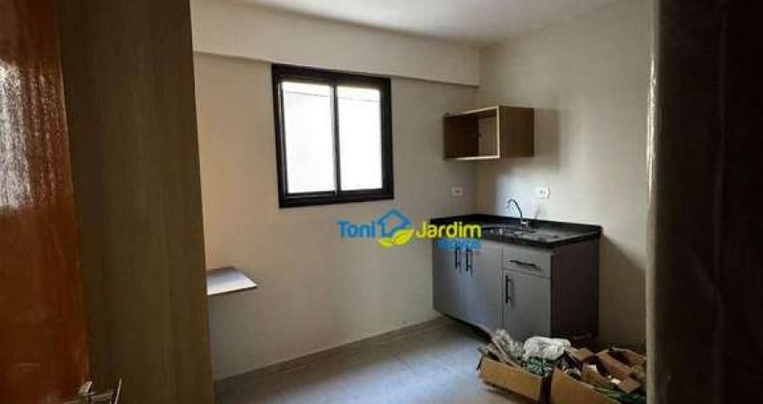 Kitnet com 1 dormitório para alugar, 14 m² por R$ 1.085,00/mês - Parque das Nações - Santo André/SP
