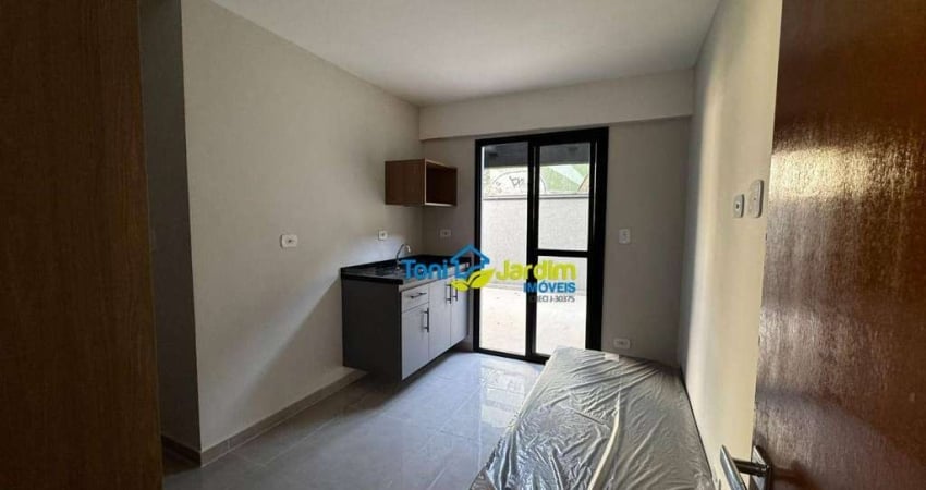 Kitnet com 1 dormitório para alugar, 14 m² por R$ 1.335,00/mês - Parque Oratório - Santo André/SP