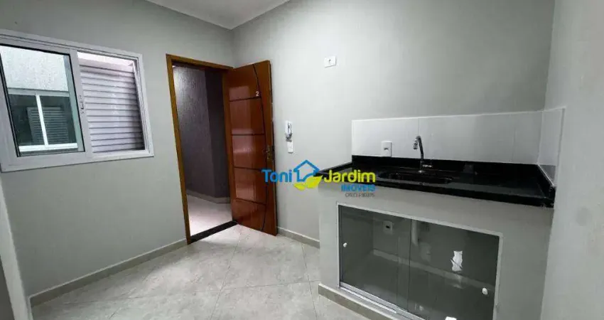 Kitnet com 1 dormitório para alugar, 25 m² por r$ 1.336,38/mês - utinga - santo andré/sp