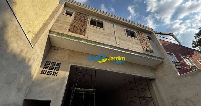 Kitnet com 2 dormitórios para alugar, 25 m² por R$ 1.336,38/mês - Utinga - Santo André/SP