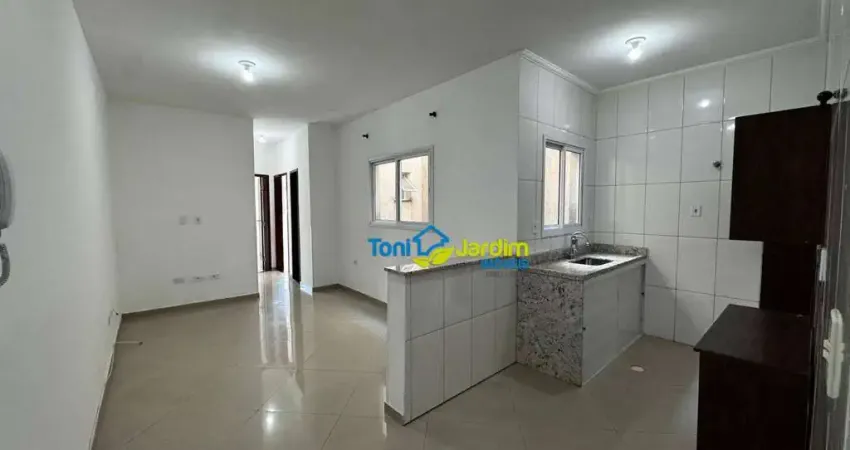 Cobertura com 2 dormitórios para alugar, 100 m² por R$ 2.017,50/mês - Vila Camilópolis - Santo André/SP