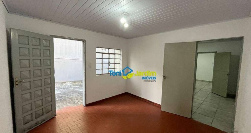 Casa com 2 dormitórios para alugar, 90 m² por R$ 2.390,00/mês - Campestre - Santo André/SP