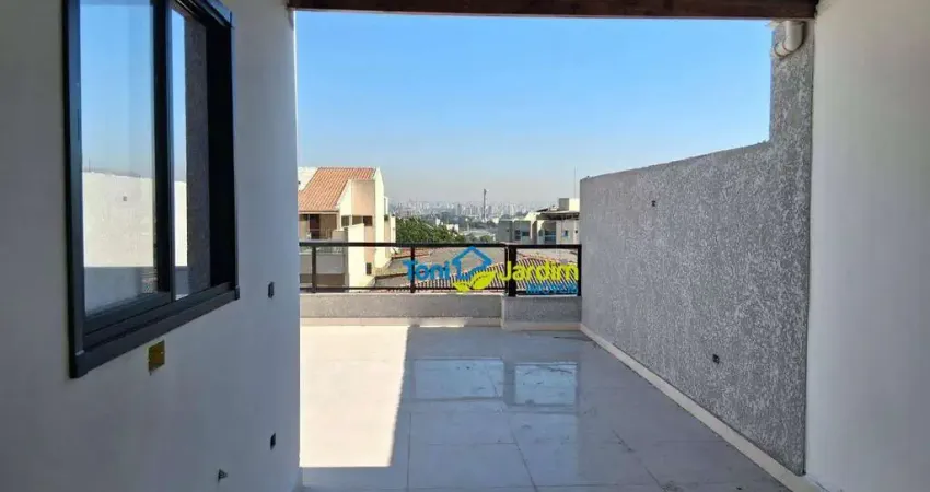 Cobertura com 2 dormitórios à venda, 98 m² por r$ 625.000,00 - utinga - santo andré/sp