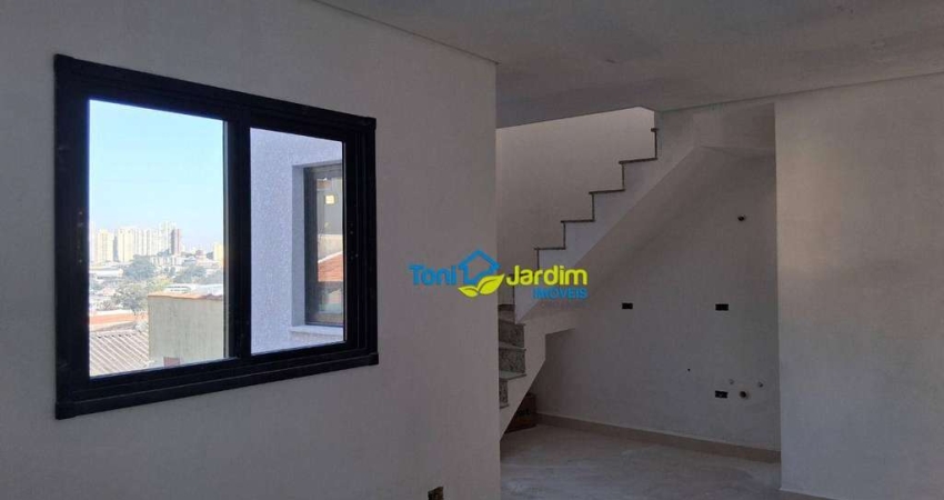 Cobertura com 2 dormitórios à venda, 100 m² por R$ 620.000,00 - Utinga - Santo André/SP