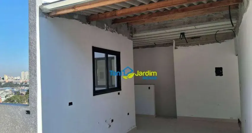 Cobertura com 2 dormitórios à venda, 100 m² por r$ 628.000,00 - utinga - santo andré/sp