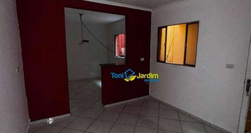 Casa com 2 dormitórios para alugar, 70 m² por R$ 1.200,00/mês - Vila Guarani - Santo André/SP