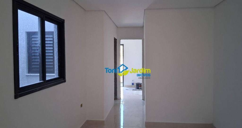 Apartamento com 2 dormitórios à venda, 55 m² por R$ 415.000,00 - Utinga - Santo André/SP
