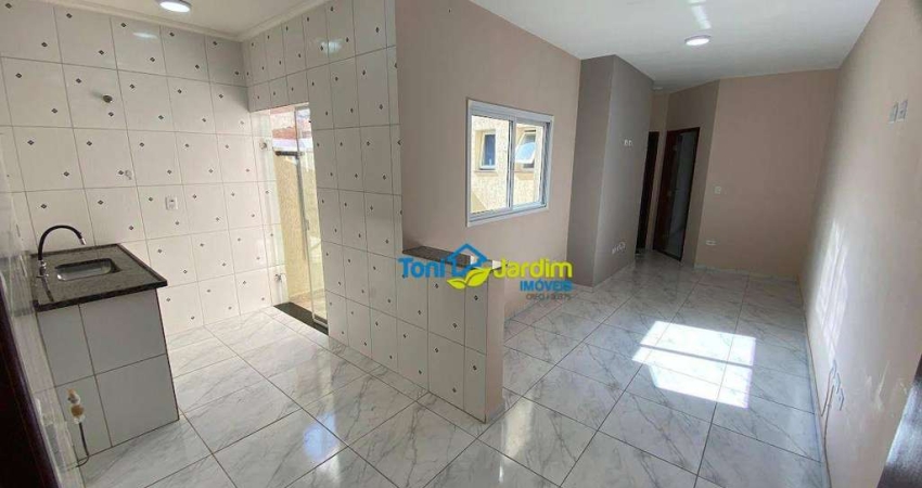 Apartamento com 2 dormitórios para alugar, 50 m² por R$ 1.997,55/mês - Vila Camilópolis - Santo André/SP