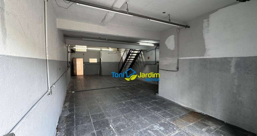 Galpão para alugar, 142 m² por R$ 3.619,27/mês - Vila Homero Thon - Santo André/SP