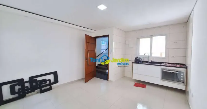 Apartamento com 2 dormitórios para alugar, 55 m² por R$ 1.926,00/mês - Jardim das Maravilhas - Santo André/SP