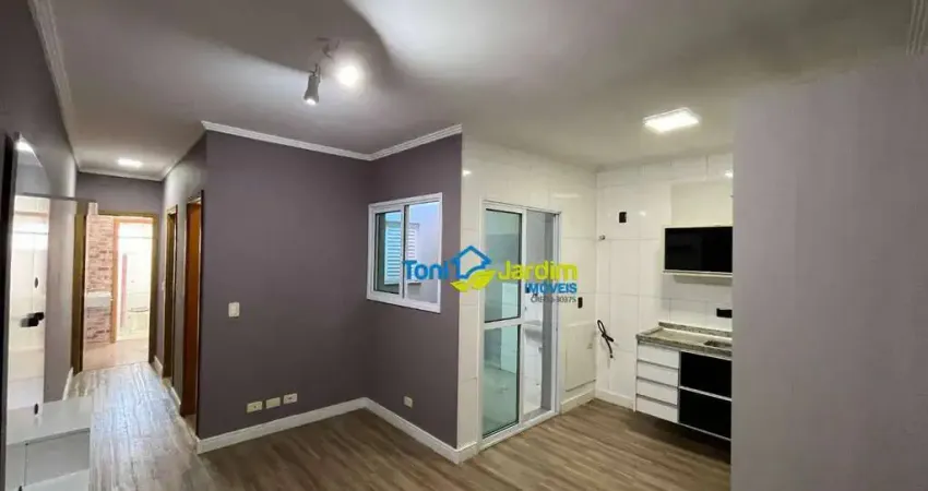 Apartamento com 2 dormitórios para alugar, 50 m² por R$ 2.343,00/mês - Vila Camilópolis - Santo André/SP