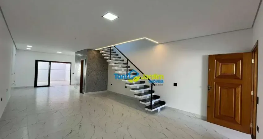 Sobrado com 3 dormitórios à venda, 155 m² por r$ 1.130.000,00 - parque das nações - santo andré/sp