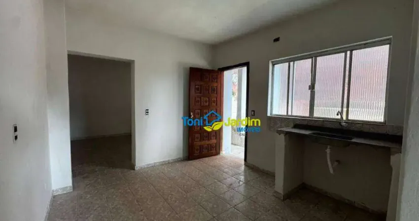 Casa com 1 dormitório para alugar, 40 m² por r$ 900,00/mês - vila guaraciaba - santo andré/sp