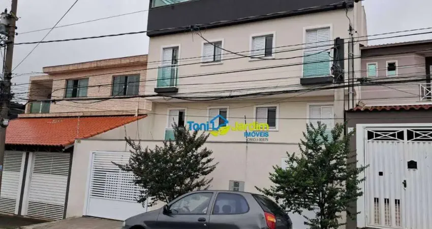 Cobertura com 2 dormitórios para alugar, 99 m² por r$ 3.087,83/mês - parque novo oratório - santo andré/sp