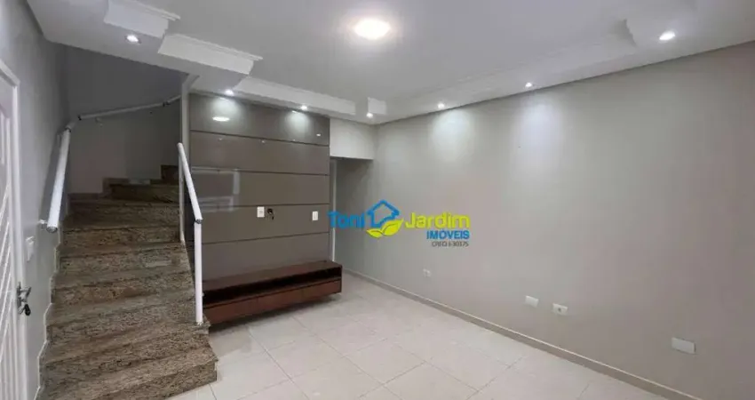 Sobrado com 2 dormitórios para alugar, 150 m² por r$ 3.465,00/mês - jardim santo antônio - santo andré/sp
