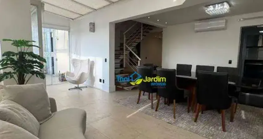 Cobertura com 3 dormitórios para alugar, 228 m² por r$ 12.775,00/mês - centro - santo andré/sp