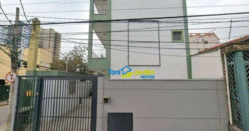 Kitnet com 1 dormitório para alugar, 20 m² por R$ 1.000,00/mês - Bangu - Santo André/SP
