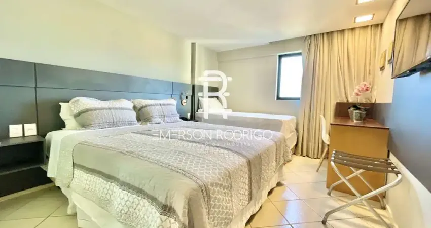 Flat para venda em natal, ponta negra, 1 dormitório, 1 banheiro, 1 vaga