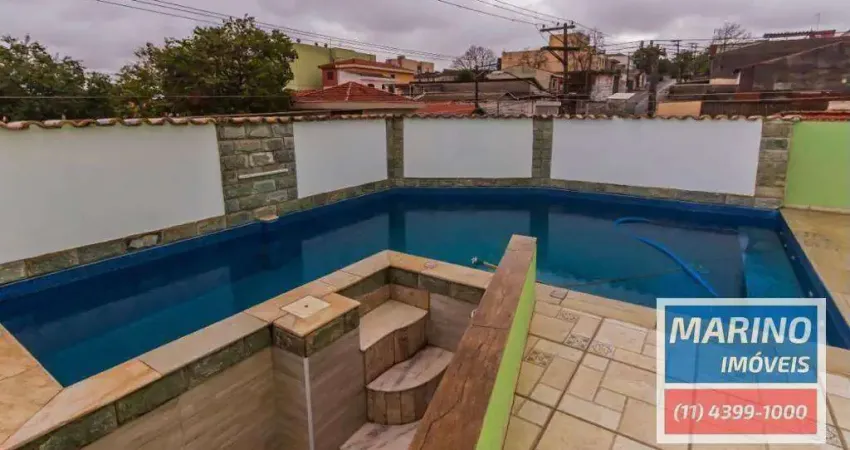 Sobrado com 3 dormitórios à venda por r$ 790.000,00 - jordanópolis - são bernardo do campo/sp