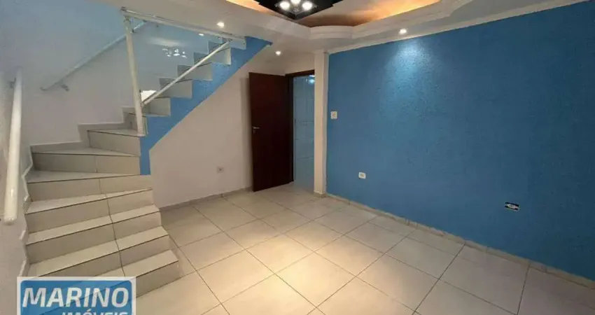 Sobrado com 2 dormitórios para alugar, 100 m² por r$ 2.500,00/mês - jardim calux - são bernardo do campo/sp