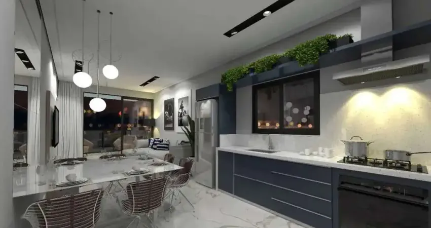 Apartamento com 2 suítes e 2 vagas de garagem em Balneário Camboriú na Praia dos Amores.