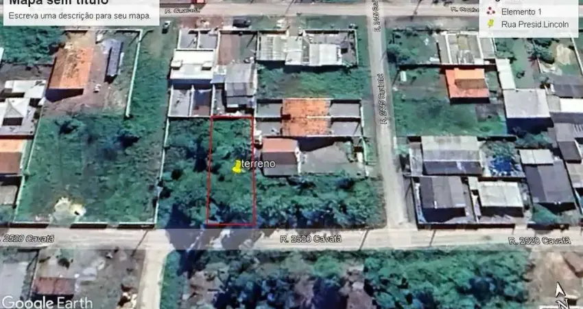 Terreno com 372m2 bem localizado a 750 metros do mar em Itapoá