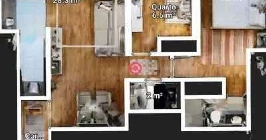 Apartamento com 2 dormitórios sendo 1 suíte e 1 vaga de garagem no Bairro Fazenda em Itajaí