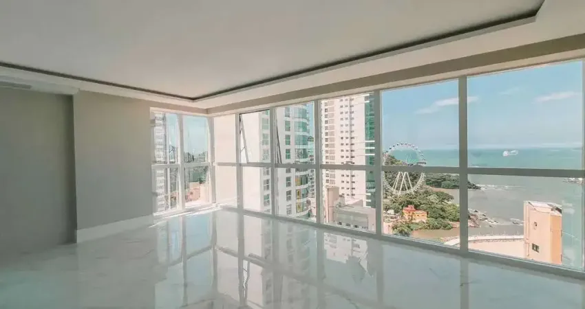 Apartamento com vista mar 4 suítes e 3 vagas de garagens no Bairro Pioneiro em Balneário Camboriú