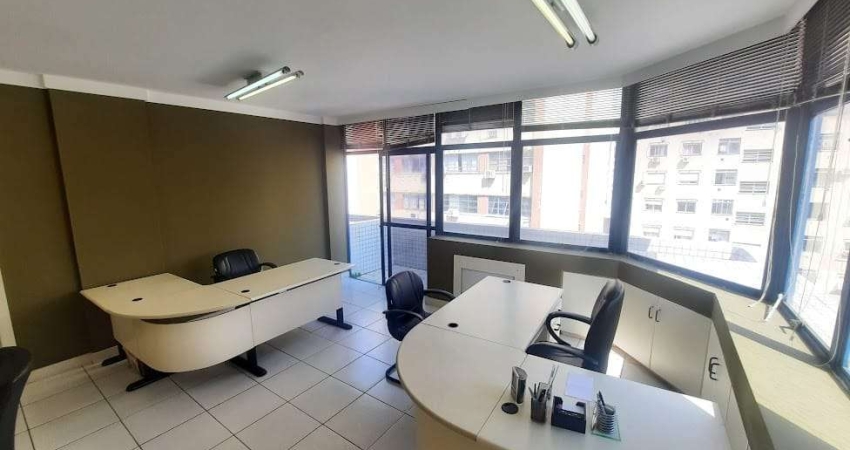 Sala Comercial à Venda, 81,8 m2, 2 ambientes com sacada, 2 bwc, garagem, Centro, Florianópolis, SC