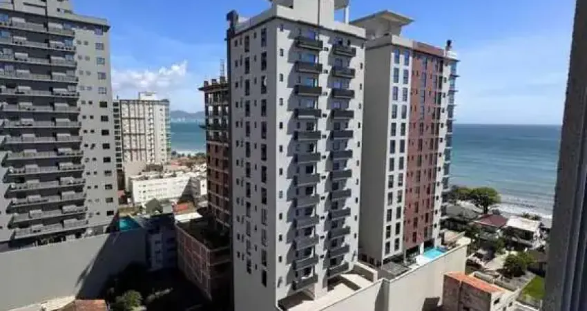 Apartamento vista mar com 2 suítes e 3 vagas de garagem em balneário perequê