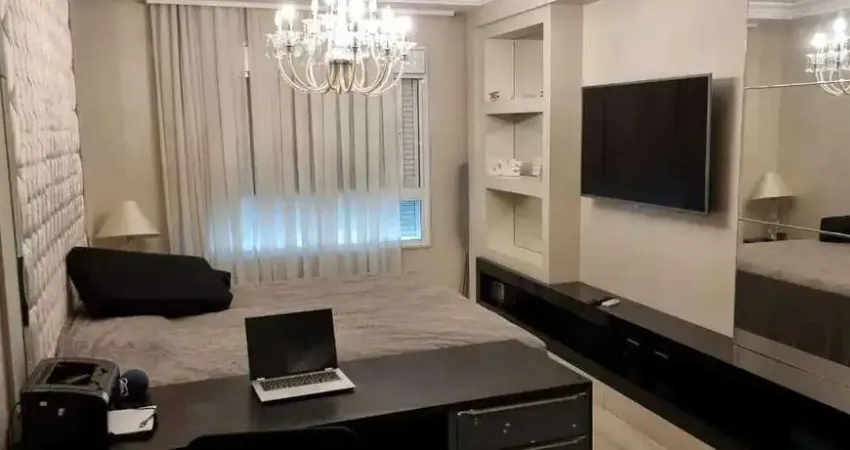 Apartamento mobiliado com 4 suítes e 3 vagas de garagem na meia praia em itapema